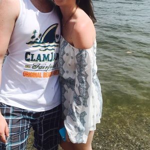 Tobi Bohemian Long Sleeve Romper